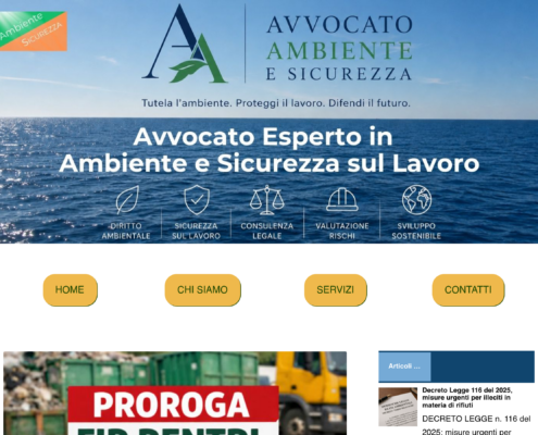Anteprima del sito Avvocato Valentino Sassano