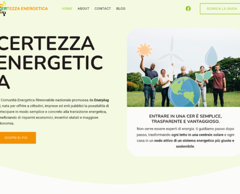 Anteprima del sito Certezza Energetica