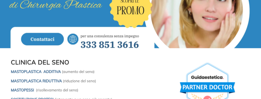 Anteprima del sito Chirurgia Plastica Rimini