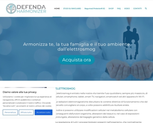 Anteprima del sito Defenda Harmonizer