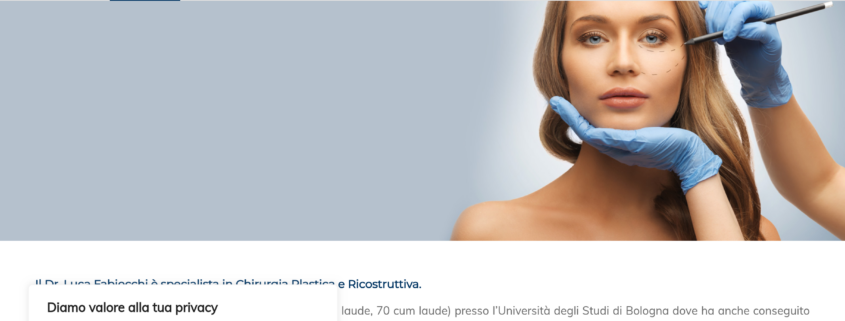 Anteprima del sito Dr. Luca Fabiocchi