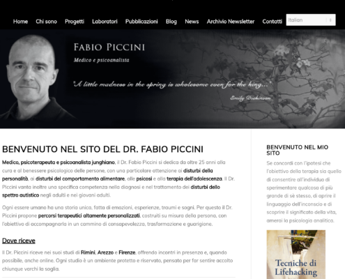 Anteprima del sito Dr. Fabio Piccini