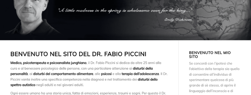 Anteprima del sito Dr. Fabio Piccini