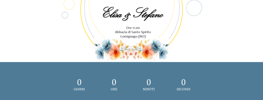 Anteprima del sito Il matrimonio di Elisa & Stefano