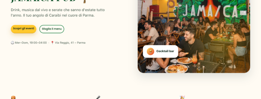 Anteprima del sito Jamaica Parma