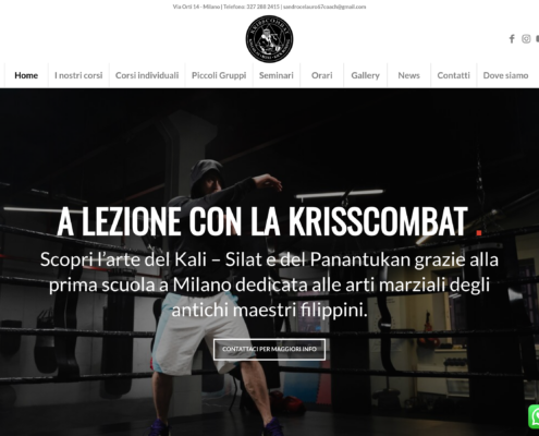 Anteprima del sito Krisscombat Personal Trainer