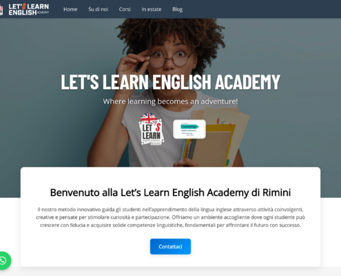 Anteprima del sito Let’s Learn English Academy