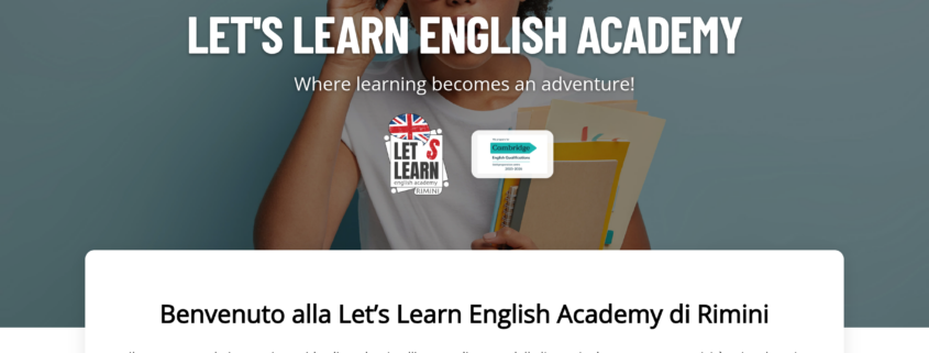Anteprima del sito Let’s Learn English Academy
