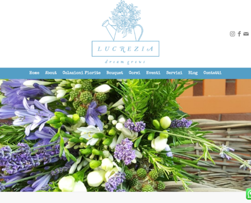 Anteprima del sito Lucrezia Dreamgrows