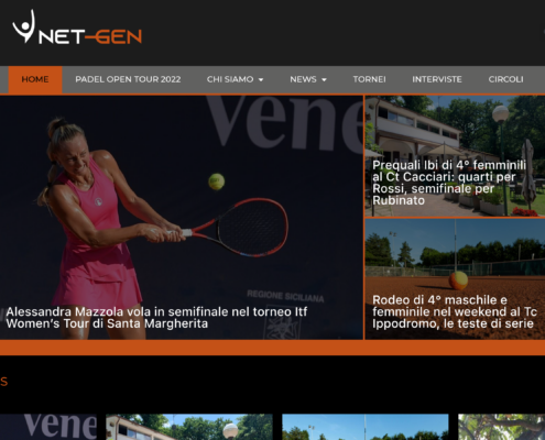 Anteprima del sito NET GEN