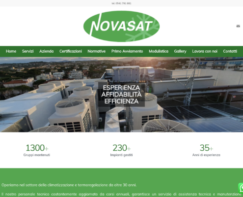 Anteprima del sito Novasat