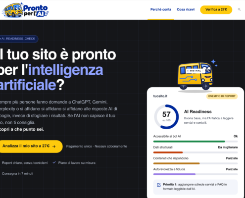 Anteprima del sito Pronto per l’AI