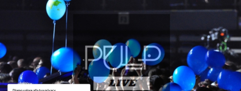 Anteprima del sito Pulp Live on Stage