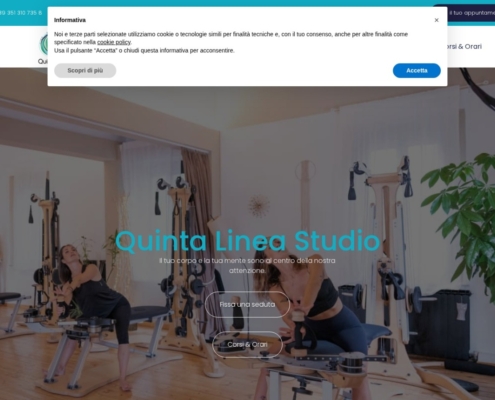 Anteprima del sito Quinta Linea Studio