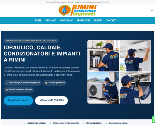 Anteprima del sito Rimini Assistenza