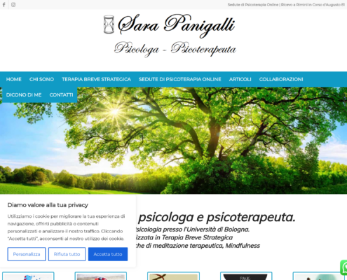 Anteprima del sito Dr.ssa Sara Panigalli