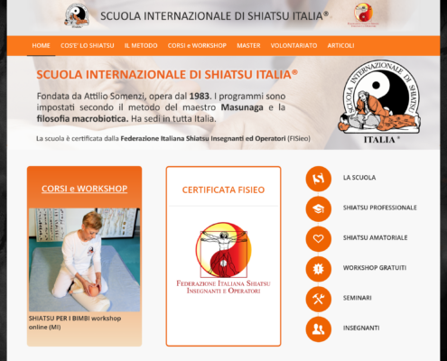 Anteprima del sito Shiatsu.it