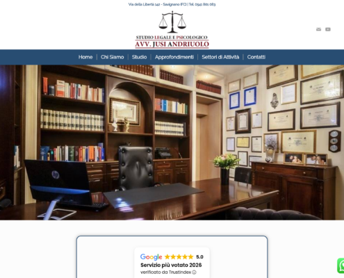 Anteprima del sito Avvocato Jusi Andriuolo
