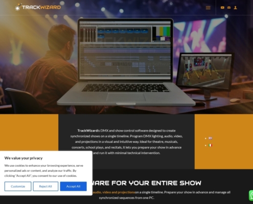 Anteprima del sito Trackwizard.eu