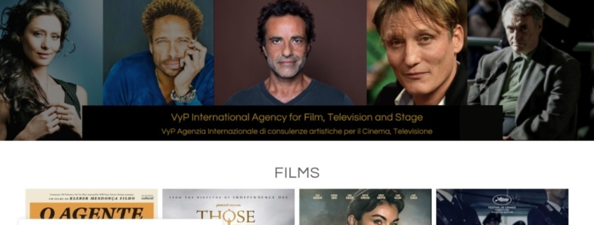 Anteprima del sito Vyp Talent Agency